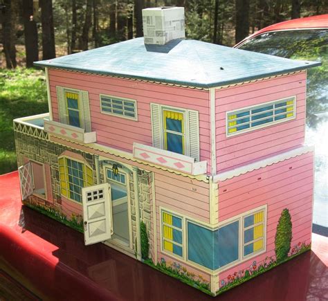 Vintage Metal Doll House for sale 